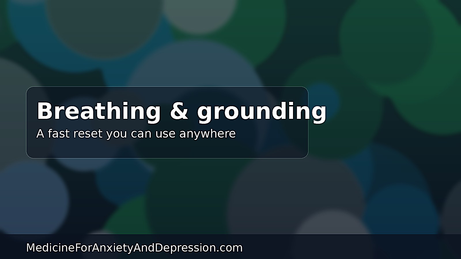 Soft photo-style banner for breathing and grounding